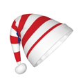 thumbnail image 2 of Haiem America Flags3 Pattern Santa Hat Confortable Velvet Christmas Hat for Christmas Party Favors Fit for Adults and Kids, 2 of 6