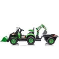 thumbnail image 4 of MIDOQIN Ride On Excavator,  24V Electric Car for Kids with Remote Control, 3 Speeds, Dump Truck & Bulldozer/Tractor, Music, Lights, 4 of 10