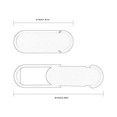 thumbnail image 2 of 2 PACKS Webcam Cover Large Size For Laptop Desktop PC Webcam Private Security Sleeves Sturdy Durable Private Security Sleeves black, 2 of 6