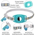 thumbnail image 3 of Cat Collar With Bell Compatible With Air Tag, Adjustable Breakaway Kitten Collars With Safety Buckle, 3 of 4