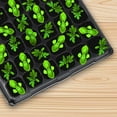 thumbnail image 3 of 15 Pcs 72 Cell Seed Starter Tray - Reusable Seed Growing Starting Tray Fits 1020 Trays, Thick Gardening Germination Trays with Drain Holes for Plant Seeds Propagation, 1080 Cells Total, 3 of 10