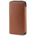 thumbnail image 2 of Creative Mark Genuine Leather Brush Case Short Handle Cognac, 2 of 2