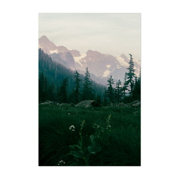 North Cascades - Washington Photography Mountain Forest Nature Scenic Landscape Wilderness Woodland Unframed Wall Art Print 4 x 6 inches
