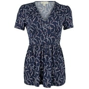 Women's Back-Tie Waist Top Shirt Small