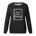 thumbnail image 4 of V Neck Sweatshirt Women No Hood Pocket Oversized Comfy Hoodie Y2k Soft Plain Fleece Pullover Cute Sweatshirts, 4 of 5