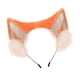 thumbnail image 5 of Disfraz de aro para el pelo jinwen con orejas Naranja, 5 of 8