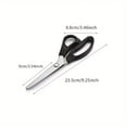 thumbnail image 3 of JUNWELL 1pc 3/5/7mm Scalloped Edge Pinking Shears  Fabric Dressmaking Scissors  RTY, 3 of 7
