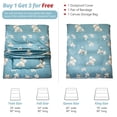 thumbnail image 2 of COSMOGO Floral Printed Japanese Roll Up Floor Futon Mattress flower 1 54" x 80" x 3" Polyester, Foam, 2 of 5