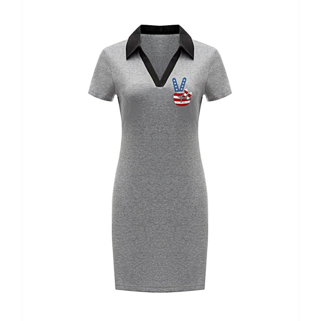 Vestido corto de verano para mujer, vestido de tenis para adolescentes, vestido con cuello en V para aniversario , s S