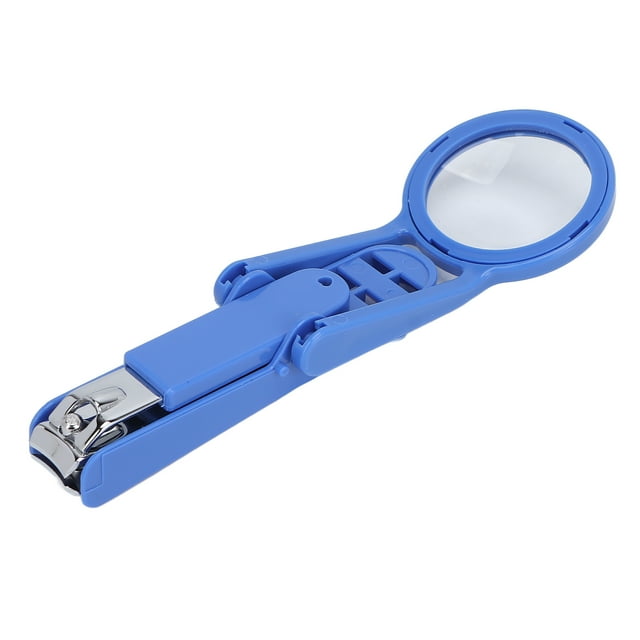 Elderly Stainless Steel Nail Clipper with Adjustable Magnifying Glass Cutter Suitable for Seniors