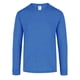 thumbnail image 1 of Playera Cuello Redondo Manga Larga para Caballero, Color Royal Jaspe, Talla Mediana, 50% Algodón-50% Poliéster. Yazbek C0354, 1 of 3