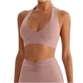 thumbnail image 1 of Comfortable Sports Bras for Women Color Block Elastic Design with Removable Pads, Womens Sports Bras Medium Impact Workout, 1 of 5