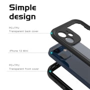 Dteck Waterproof Full Body Protective Cell Phone Case for Apple iPhone 12 Mini, Black