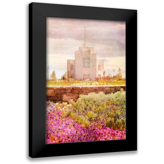 Murdock, Ramona 11x14 Black Modern Framed Museum Art Print Titled - Twin Falls Temple II