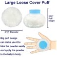 thumbnail image 4 of Storage Body Powder Container, Large 3.5" Fluffy Body After-bath Powder Case, Body Villus Powder Puff Box, Makeup Cosmetic Talcum Powder Container, 4 of 4