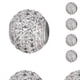 thumbnail image 2 of Jumpingount de cuentas Tobillera Espaciador de abalorios redondos Fabricación de joyas Artesanía hecha a mano Plata Blanco Plata Blanco 10mm 10piezas, 2 of 6