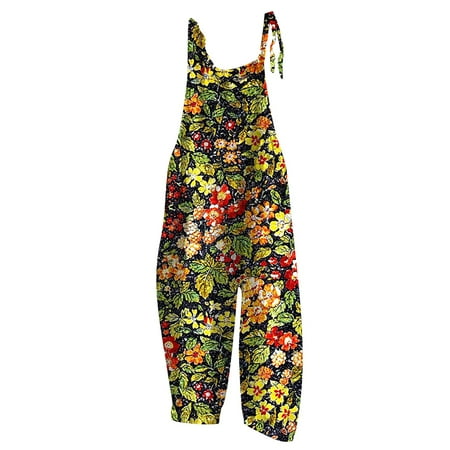 

Women s Jumpsuits Rompers & Overalls Baggy Overalls For Women Two Piece Linen Sets For Women Black Mesh Jumpsuit Short Sleeve Jumpsuit Strapless Jumpsuit Spring Break Outfits Multicolor