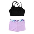 thumbnail image 4 of Miaeowve Kids Girls Sports Swimming Workout Outfits Backless Tank Top Camisole Vest with Elastic Wide Butterfly 6, 4 of 5