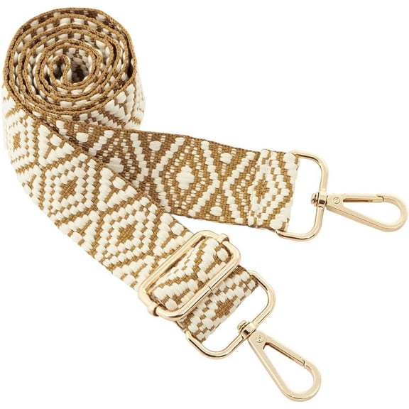 Adjustable Crossbody Bag Strap with Leather Replacement Handbag Strap Wide Purse Strap