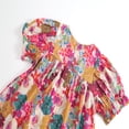 thumbnail image 4 of WOYY Little Girls Floral Dress Short Sleeve Round Neck Summer Dress, Sizes 5-6Y, 4 of 8