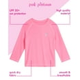 thumbnail image 5 of Pink Platinum Girls' Rash Guard Shirt - 2 Pack UPF 50+ Long Sleeve Quick Dry Swim Shirt (Size: 4-16), 5 of 7