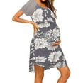 thumbnail image 3 of JNniff Women's Maternity Printed Nursing Dress Hospital Gown/Sleepwear for Breastfeeding, 3 of 7