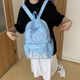 thumbnail image 2 of UJNDER Ice Cream Series Backpack for Girls Cute Academia Style Daypack for Students with Lightweight Korean Design High School Backpacks,02_Blue,Mid, 2 of 6