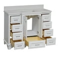 thumbnail image 7 of Nantucket 48" Bathroom Vanity with White Cabinet and Quartz Top, 7 of 7