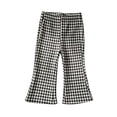 thumbnail image 4 of mgoYE Girl's Polka Dots Loose Fit Wide Leg Pants with Pocket(Grey,7-8 Years), 4 of 7
