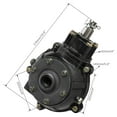 thumbnail image 5 of ATV Reverse Gear Box Assembly Transmission Drive by Shaft & Differential Case Housing for 110cc 125cc 150cc Horizontal Engine ATV UTV Quad Go Kart Buggy 4 Wheelers Golf Carts (425mm Shaft), 5 of 9