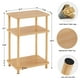 thumbnail image 3 of Mesa auxiliar Apicizon de madera de 3 niveles, 40 x 30 x 62 cm, color natural, 3 of 7