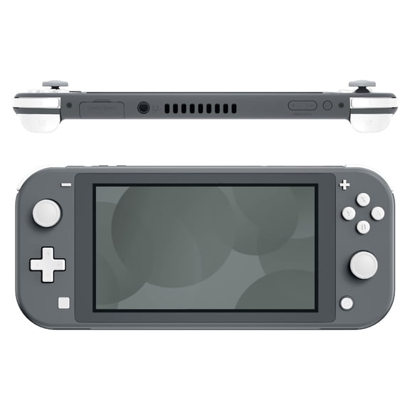 eXtremeRate White Replacement ABXY Home Capture Plus Minus Keys Dpad L R ZL ZR Trigger for Nintendo Switch Lite, Full Set Buttons Repair Kits with Tools for Nintendo Switch Lite