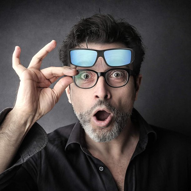 2 pares de gafas de conducción diurna y nocturna ShuxiuWang sobre gafas de sol polarizadas para hombres y mujeres