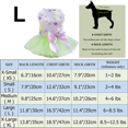 thumbnail image 2 of Dinheiro Falda para cachorro, vestidos de princesa para perro, tutú con flores y lentejuelas, vestido de encaje para boda, vestidos de perro con lazo de lujo, 2 of 5