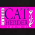 thumbnail image 3 of CafePress - Cat Herder 2 Fusia Web T Shirt - Men's Classic Graphic Cotton T-Shirt, 3 of 4
