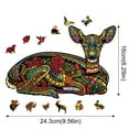 thumbnail image 3 of HUASHENG Irregular Three-Dimensional Animal Puzzles With Special-Shaped Wooden Puzzles, 3 of 5