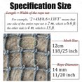 thumbnail image 3 of Cargo Climbing Net Kids, Climbing Rope Net Climb Netting Tree House Rock Outdoor Wall Indoor Treehouse Webbing Frame Nylon Playground Playhouse Safety Structure, for Adults Children Kids, 14mm, 3 of 5