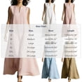 thumbnail image 3 of Bxsruta Womens Maxi Dress Casual V Neck Sleeveless Flowy Long Dresses with Pockets, 3 of 7