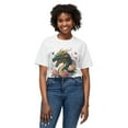 thumbnail image 3 of Dragon T-Shirt, Vintage Dragon Tee, Floral Tees, Dragon Art Design Shirt, Tee Shirt with Dragon 3, 3 of 87