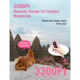 thumbnail image 4 of Dog Training Collar with Remote Ft in Dog Shock Collar with Beep Vibration Shock & Double Static Warnings IPX Bark Collar for All lbs Medium Large Dogs ( ), 4 of 8