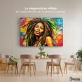 thumbnail image 3 of Cuadro Decorativo Canvas Canvas Revolution Retrato Rasta Urban 90x60, 3 of 4