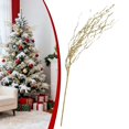 thumbnail image 2 of 1 Pcs Christmas Tree Picks Decor,Artificial Glitter Sequins Spray Picks,Fake Picks Ornaments Branches,Christmas Glitter Sticks Branches for Xmas Tree Wreath Crafts Vase Filler Home Decor, 2 of 4
