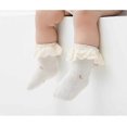 thumbnail image 1 of 5pairs Newborn Baby-girls Socks and Bow Infant Toddler Ankle Socks 6-12M, 1 of 4