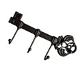 thumbnail image 2 of Decorative Wall Mounted Skeleton Key Holder Vintage Cast Iron Key Hanger Rack with 3 Hooks Screws Anchors 9.5 x 4.7 ”, 2 of 9