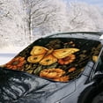 thumbnail image 2 of Xoenoiee Butterfly Flower Print Car Rear Windshield Cover, Auto Rear Windscreen Snow Ice Cover, All-Weather Ice Frost Snow Protector, Automotive Winter Accessories for Most Vehicles, 2 of 7