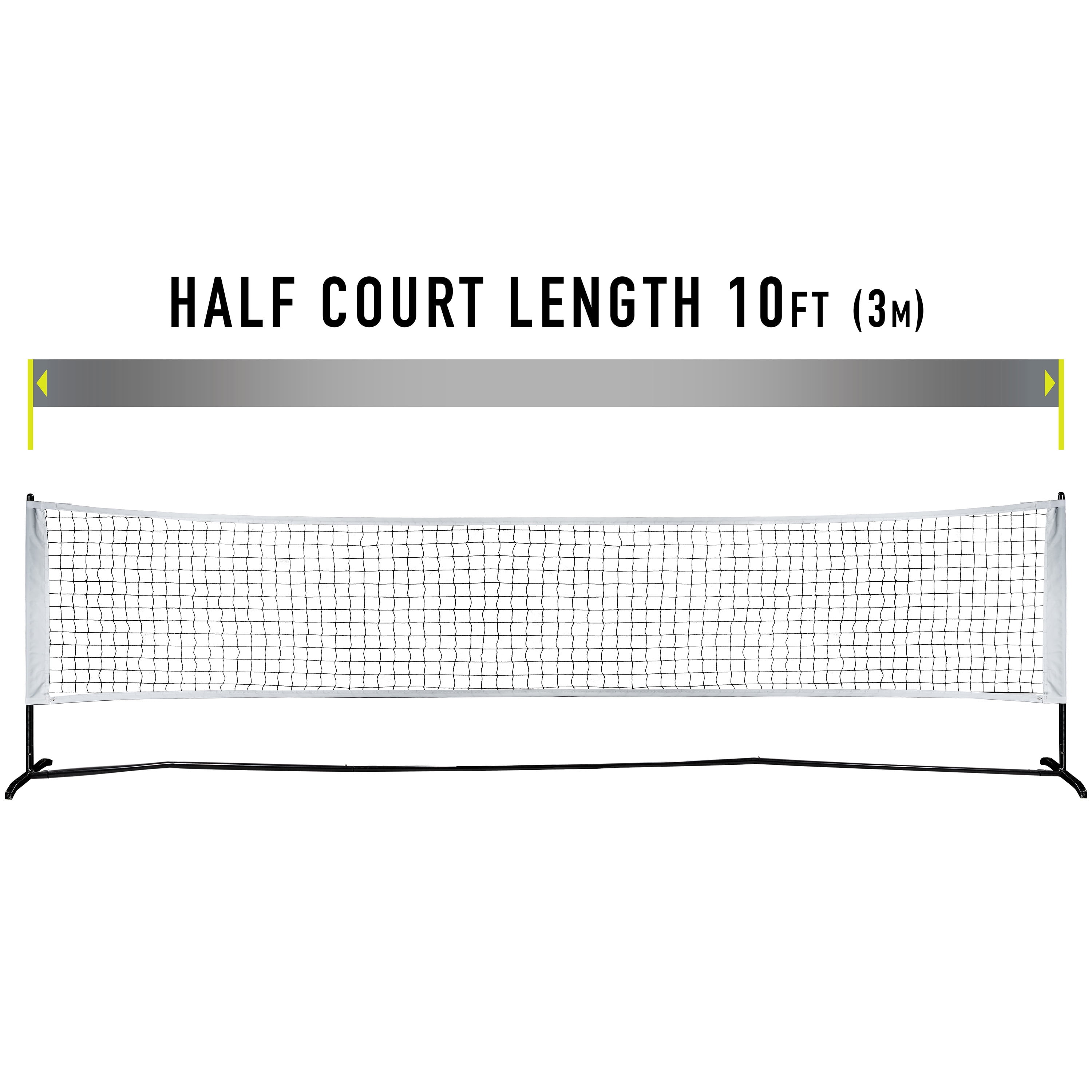 Franklin Sports Half Court Net - Includes 10ft Wide Net, Steel Construction, Multi-Sport Use
