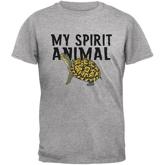 My Spirit Animal Turtle Heather Grey Youth T-Shirt - Small(6/8)