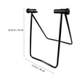 thumbnail image 2 of RENACLIPY Freestanding Bike Storage Rack Metal Black 1 Set for Cyclists, 2 of 8