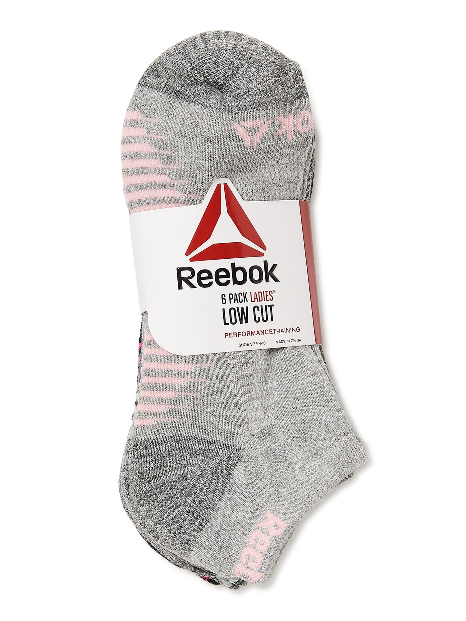 Reebok Women's Cushion Low Cut Socks, 6-Pack