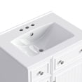 thumbnail image 5 of 24" Bathroom Vanity Cabinet with Ceramic Sink, 2 Drawers + 1 Door,Compact Design for Small Bathrooms, 5 of 6